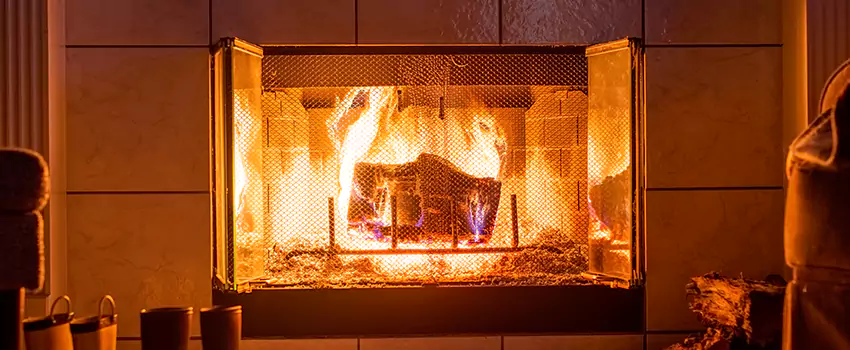 Mendota Hearth Landscape Fireplace Installation in Gallup, New Mexico