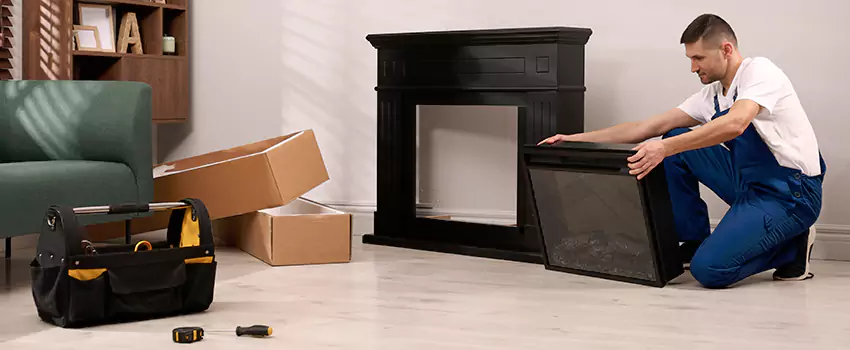 Old Rusted Metal Fireplace Repair And Replacement in Gallup, NM